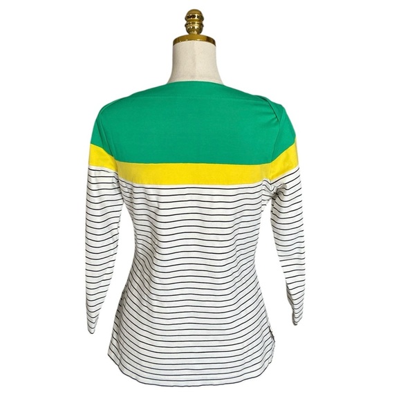 SARA CAMPBELL | The Pippa Colorblock Top in Stripes Size M - Picture 4 of 7